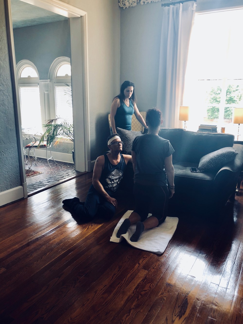 Classes in living room